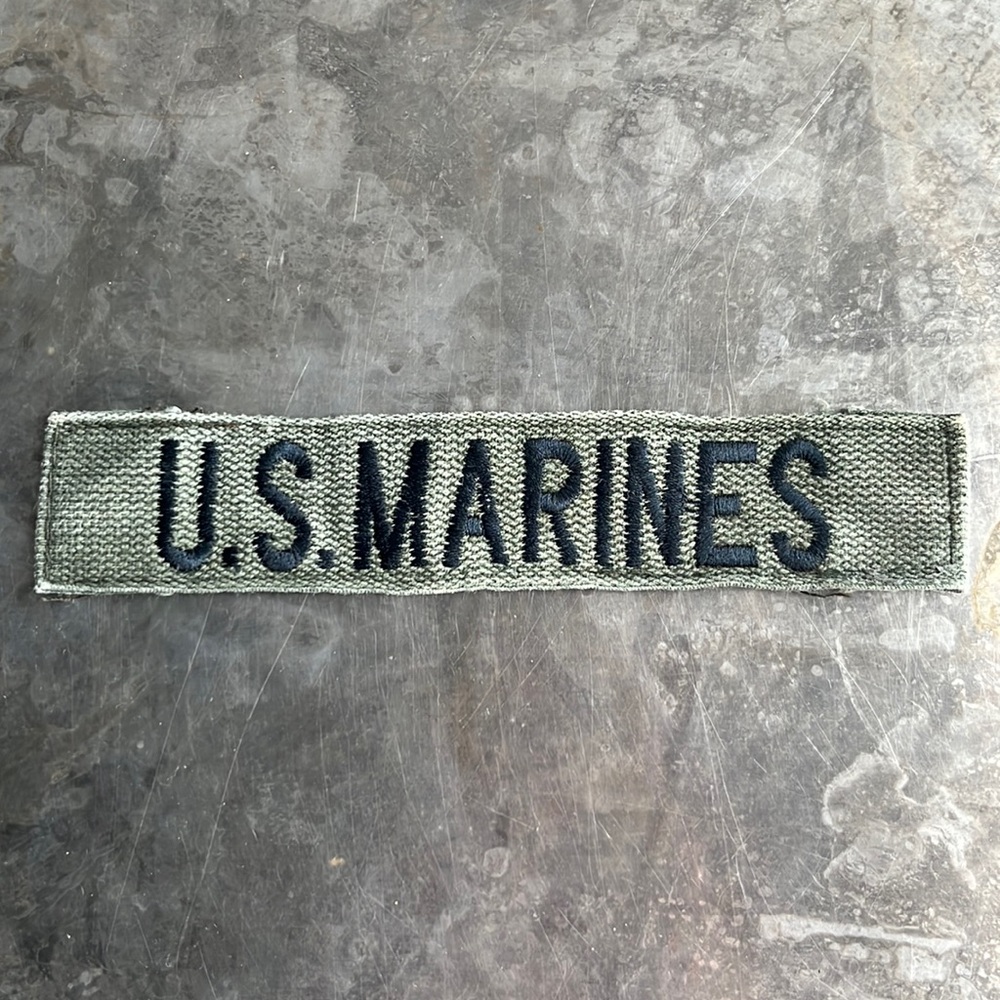 U.S. MARINES embroidered tape patch - Vintage